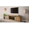 TV spintelė Cama Meble GRANERO RTV, ąžuolo Wotan, 2000×350×567 mm