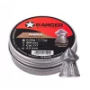 Šaudymo šratai RANGER CLAS03.45.500 — 4,5 mm diabolo, aštrus griovelinis antgalis, 500 vnt. aliumininiame dozatoriuje