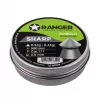 Šratiniai šoviniai RANGER PRORO.45.500.S — 4,5 mm diabolo aštrus galas, 500 vnt., aliumininė talpykla