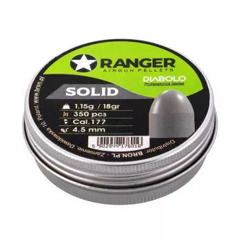 Diabolo šratukai oriniams ginklams RANGER PRORO 4.5 mm (0.177) 1.15 g – 350 vnt. aliuminėje talpykloje