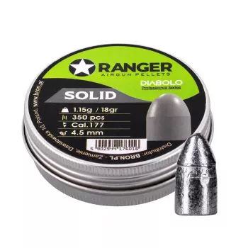 Diabolo šratukai oriniams ginklams RANGER PRORO 4.5 mm (0.177) 1.15 g – 350 vnt. aliuminėje talpykloje