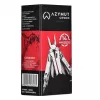 Multitool AZYMUT H2038 pilno dydžio daugiafunkcis įrankis – 14 įrankių, 16,2 cm atidarytas, 10,1 cm sulankstytas, 264 g, 420/7CR13 plienas, odinis dėklas