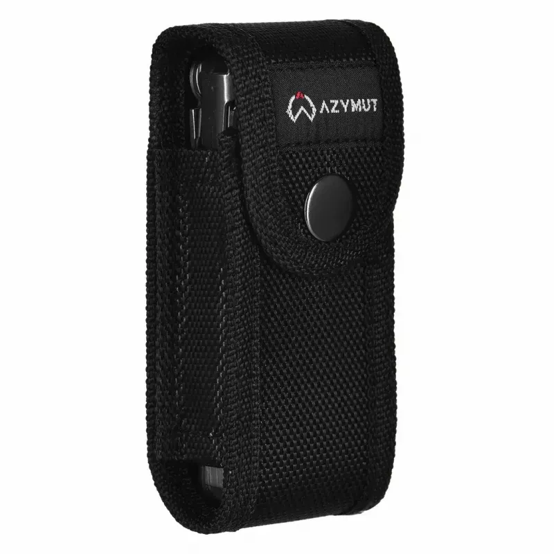 Multitool AZYMUT H2038 pilno dydžio daugiafunkcis įrankis – 14 įrankių, 16,2 cm atidarytas, 10,1 cm sulankstytas, 264 g, 420/7CR13 plienas, odinis dėklas
