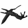 Multitool AZYMUT Gron – pilno dydžio daugiafunkcis įrankis, 11 įrankių, 9 antgaliai, nerūdijantis plienas, sulankstytas 11 cm, išskleistas 15,4 cm