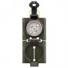 Navigacinis magnetinis kompasas Mil-Tec US su apšvietimu, aliuminio korpusas, masteliai 1:50k ir 1:25k, alyvinė