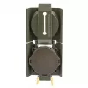 Navigacinis magnetinis kompasas Mil-Tec US su apšvietimu, aliuminio korpusas, masteliai 1:50k ir 1:25k, alyvinė