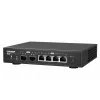 Tinklo jungiklis QNAP QSW-2104-2S nevaldomas 2.5G Ethernet juodas