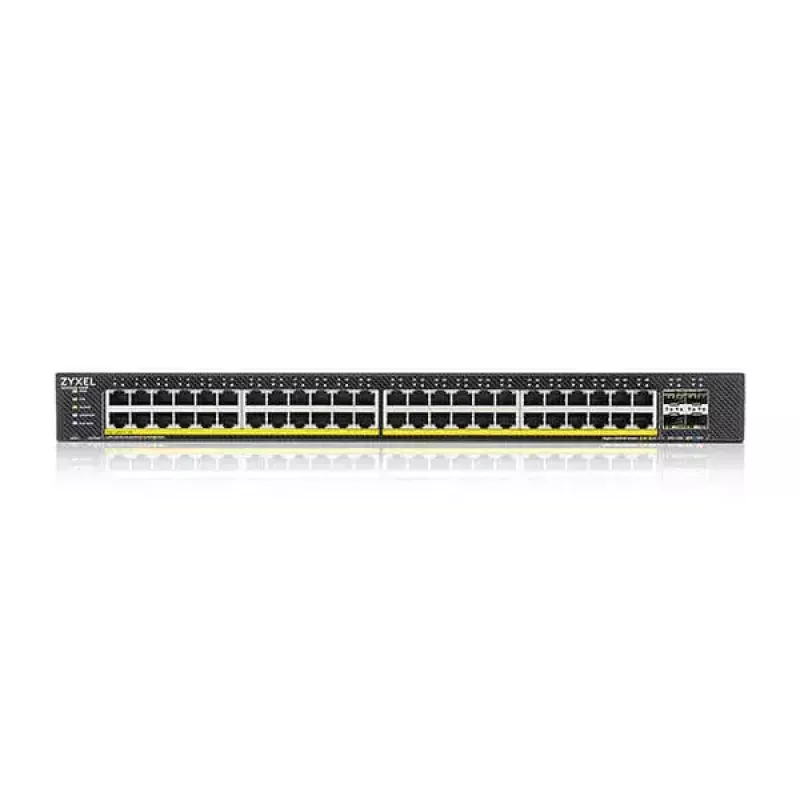 Zyxel XGS1935-52HP valdomas L2/L3 gigabitinio Ethernet (10/100/1000) jungiklis su PoE