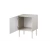 Naktinis staliukas Cama meble SIENA 44,5×40×59 cm, kašmyro matinis, MDF ir medžio drožlių plokštė, 2 vnt.