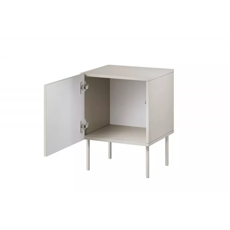 Naktinis staliukas Cama meble SIENA 44,5×40×59 cm, kašmyro matinis, MDF ir medžio drožlių plokštė, 2 vnt.