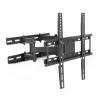 ART RAMT AR-35 TV laikiklis sieninis 50,8–165,1 cm (20–65 col.), 200x200–400x400 VESA, 35 kg, pasukamas, 7–37 cm gylis, juodas