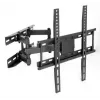 ART RAMT AR-35 TV laikiklis sieninis 50,8–165,1 cm (20–65 col.), 200x200–400x400 VESA, 35 kg, pasukamas, 7–37 cm gylis, juodas