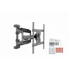 Gembird WM-75ST-01 sieninis laikiklis televizoriui 32–75 colių, VESA 600x400, 45,5 kg, reguliuojamas 4,9–49,1 cm, pakreipimas -5°–8°