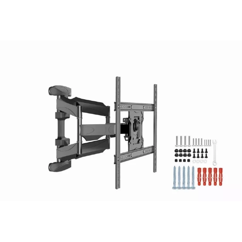 Gembird WM-75ST-01 sieninis laikiklis televizoriui 32–75 colių, VESA 600x400, 45,5 kg, reguliuojamas 4,9–49,1 cm, pakreipimas -5°–8°