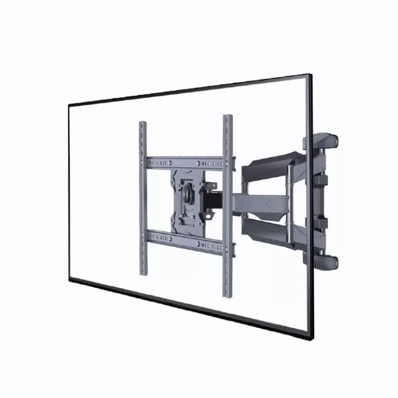 Gembird WM-75ST-01 sieninis laikiklis televizoriui 32–75 colių, VESA 600x400, 45,5 kg, reguliuojamas 4,9–49,1 cm, pakreipimas -5°–8°