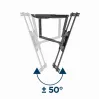 Gembird WM-75ST-01 sieninis laikiklis televizoriui 32–75 colių, VESA 600x400, 45,5 kg, reguliuojamas 4,9–49,1 cm, pakreipimas -5°–8°