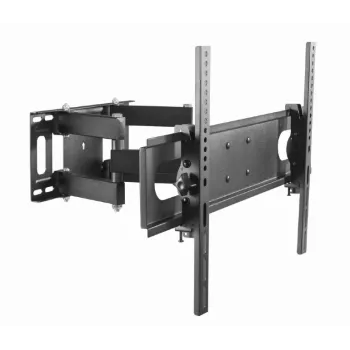 Gembird WM-70ST-01 sieninis TV laikiklis 37–70 colių, pakreipimas 0° iki -20°, pasukimas ±60°, VESA 200×200–600×400, max 35 kg, juodas