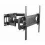 Gembird WM-70ST-01 sieninis TV laikiklis 37–70 colių, pakreipimas 0° iki -20°, pasukimas ±60°, VESA 200×200–600×400, max 35 kg, juodas