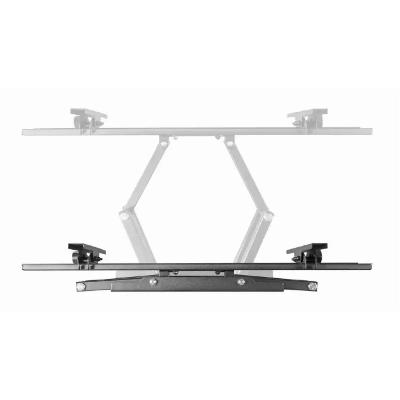 Gembird WM-70ST-01 sieninis TV laikiklis 37–70 colių, pakreipimas 0° iki -20°, pasukimas ±60°, VESA 200×200–600×400, max 35 kg, juodas