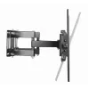 Gembird WM-70ST-01 sieninis TV laikiklis 37–70 colių, pakreipimas 0° iki -20°, pasukimas ±60°, VESA 200×200–600×400, max 35 kg, juodas