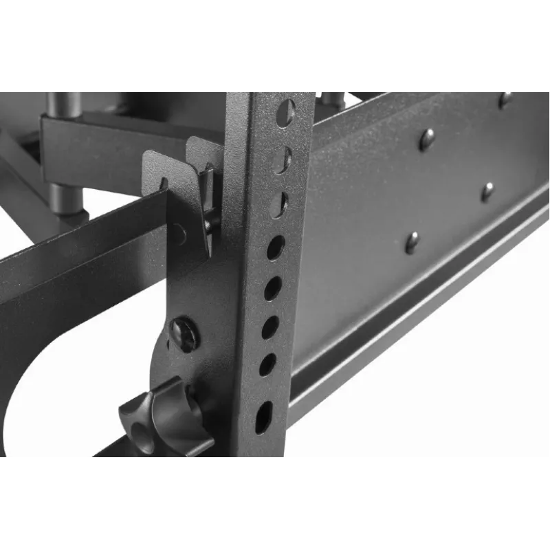 Gembird WM-70ST-01 sieninis TV laikiklis 37–70 colių, pakreipimas 0° iki -20°, pasukimas ±60°, VESA 200×200–600×400, max 35 kg, juodas