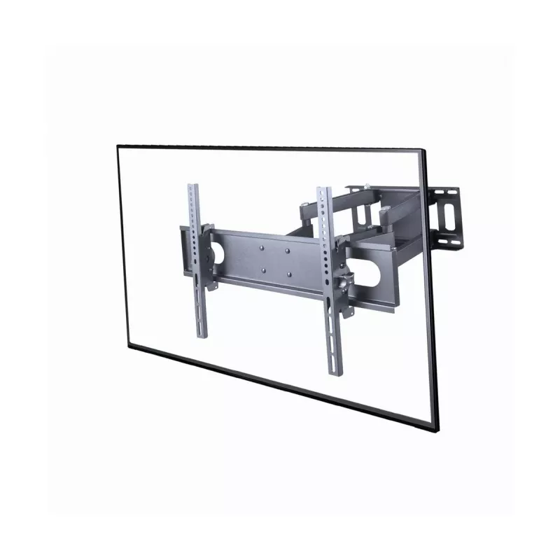 Gembird WM-70ST-01 sieninis TV laikiklis 37–70 colių, pakreipimas 0° iki -20°, pasukimas ±60°, VESA 200×200–600×400, max 35 kg, juodas