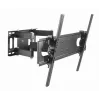 Gembird WM-70ST-01 sieninis TV laikiklis 37–70 colių, pakreipimas 0° iki -20°, pasukimas ±60°, VESA 200×200–600×400, max 35 kg, juodas