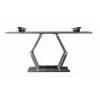 Gembird WM-70ST-01 sieninis TV laikiklis 37–70 colių, pakreipimas 0° iki -20°, pasukimas ±60°, VESA 200×200–600×400, max 35 kg, juodas