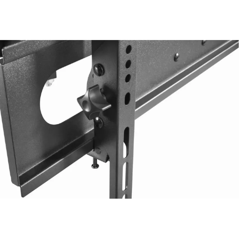 Gembird WM-70ST-01 sieninis TV laikiklis 37–70 colių, pakreipimas 0° iki -20°, pasukimas ±60°, VESA 200×200–600×400, max 35 kg, juodas