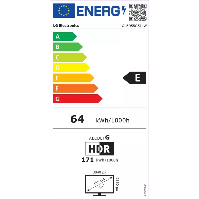 LG OLED evo AI OLED55G51LW televizorius 139,7 cm (55 colių) 4K Ultra HD Smart TV Wi-Fi juodas