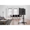 Mobilus TV ir monitoriaus stovas MANHATTAN 461238, juodas, aukštis 1803 mm, VESA 200x200–600x400, max 50 kg