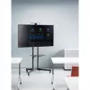 Mobilus TV ir monitoriaus stovas MANHATTAN 461238, juodas, aukštis 1803 mm, VESA 200x200–600x400, max 50 kg