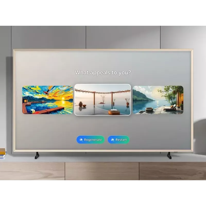 Televizorius Samsung QE65LS03FAUXXH 65 colių The Frame QLED 4K HDR Smart TV, 3840×2160, Tizen, 120Hz