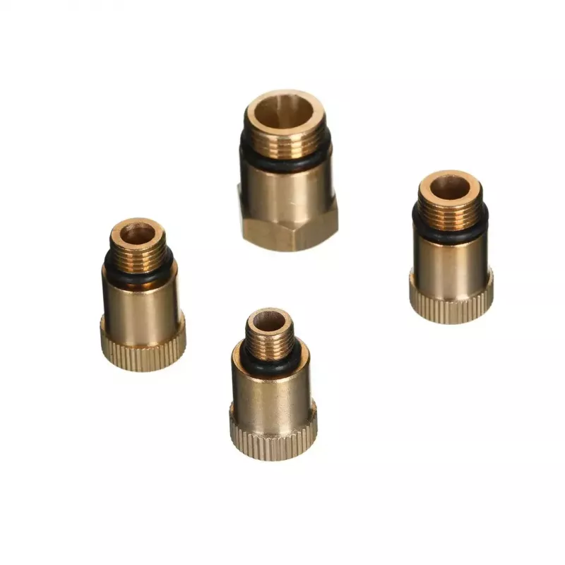 Analoginis manometras YATO YT-73022 0–20 bar, 75 mm ciferblatas, anglinis plienas, 0,5 m žarna, 4 žalvariniai adapteriai, dėklas