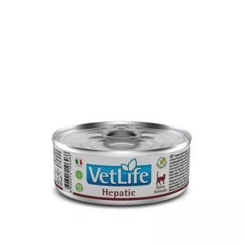 Šlapias kačių ėdalas Farmina Vet Life Natural Diet Cat Hepatic 85 g – kepenų palaikymui, vištiena, be grūdų, suaugusioms katėms