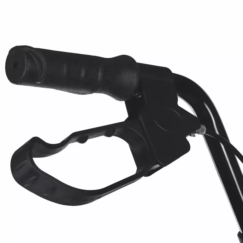 Reabilitacinis vaikštynė ActionMed CH100AM – lengvas aliumininis 4 ratų, reguliuojamas aukštis 700–937 mm, sėdynė 35×32 cm, maks. apkrova 136 kg, sulankstomas