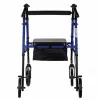 Reabilitacinis vaikštynė ActionMed CH100AM – lengvas aliumininis 4 ratų, reguliuojamas aukštis 700–937 mm, sėdynė 35×32 cm, maks. apkrova 136 kg, sulankstomas