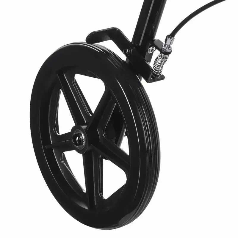 Reabilitacinis vaikštynė ActionMed CH100AM – lengvas aliumininis 4 ratų, reguliuojamas aukštis 700–937 mm, sėdynė 35×32 cm, maks. apkrova 136 kg, sulankstomas