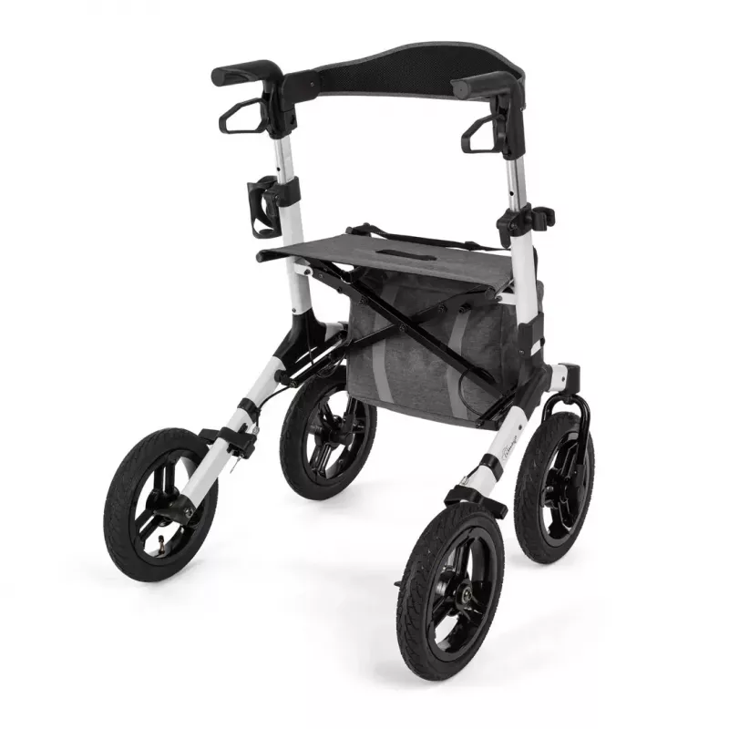 Keturratis visureigis vaikštynė TIMAGO RANGER, aliuminis, reguliuojamas aukštis 89,5–102,5 cm, apkrova 136 kg, sulankstoma