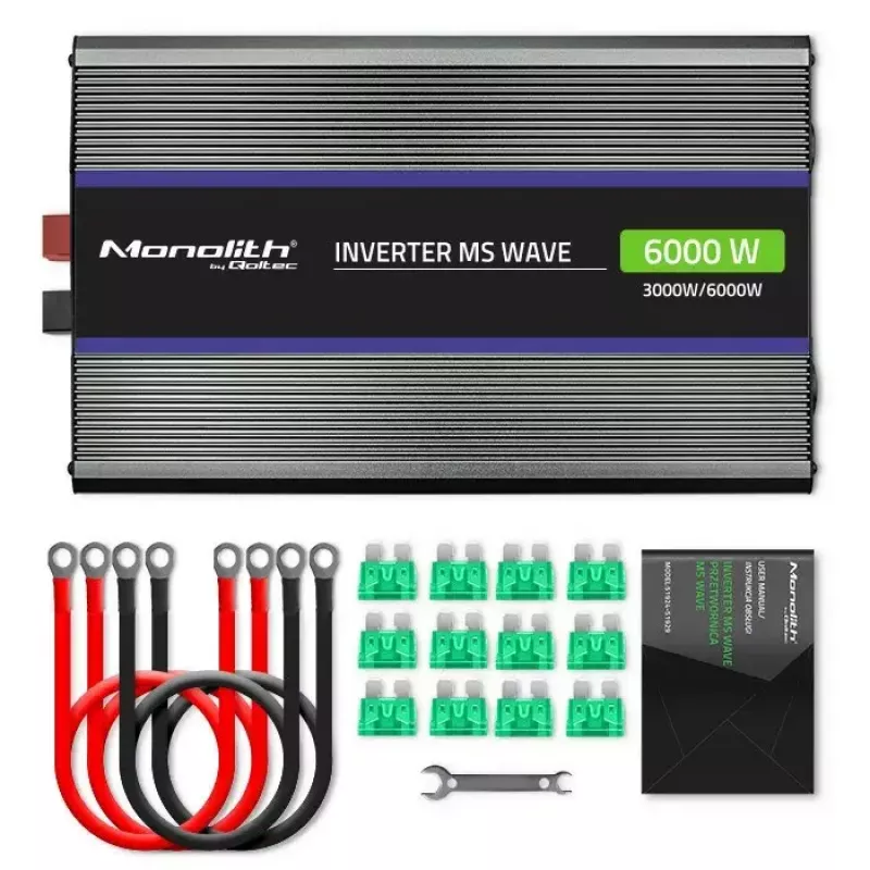 QOLTEC Monolith 6000 MS keitiklis 12V į 230V 6000W