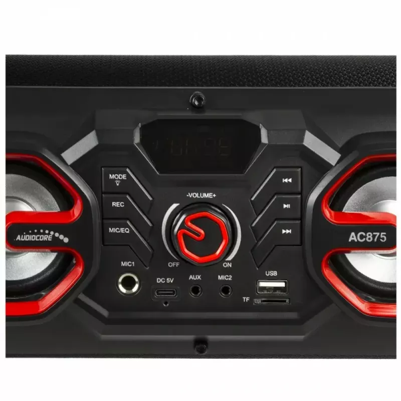 Nešiojamas garsiakalbis Bazooka Audiocore AC875, juodas