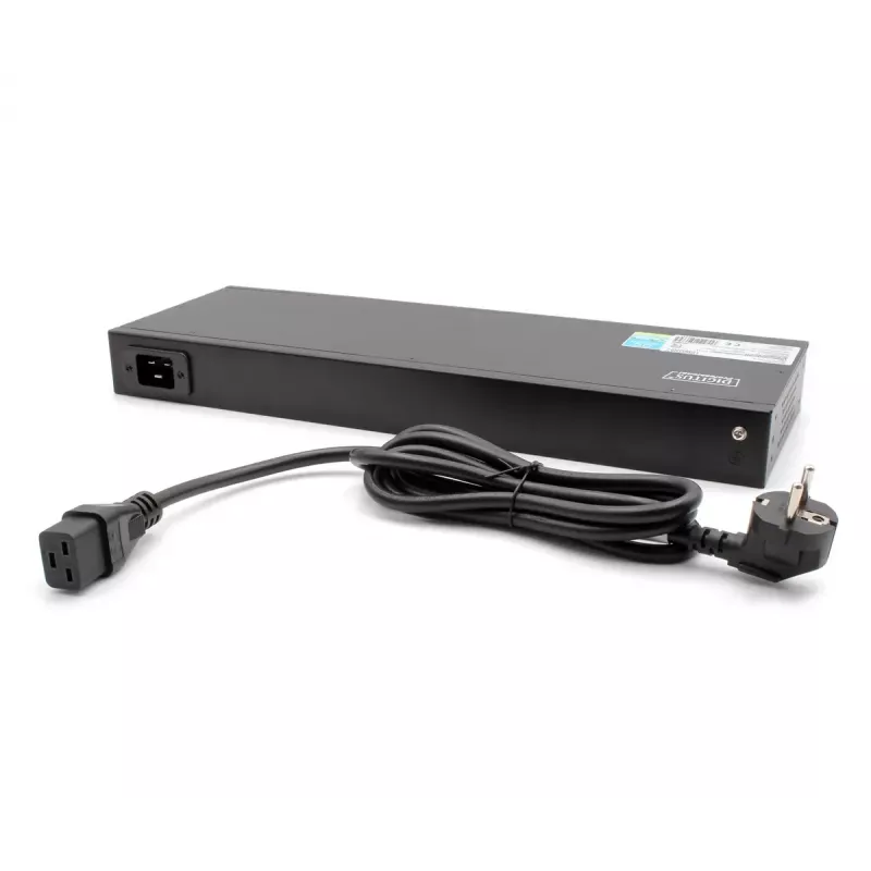 Maitinimo paskirstymo blokas PDU Digitus DN-DP-H-1-8C13 1U Juodas 16A