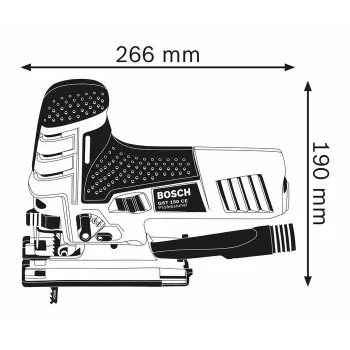 Bosch 0 601 512 000 pjūklas stacionarus 780 W 2,6 kg