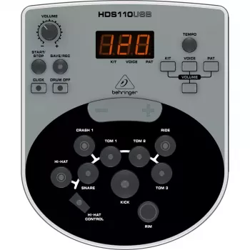 Elektrinis būgnų komplektas Behringer XD8USB Juodas USB garso sąsaja