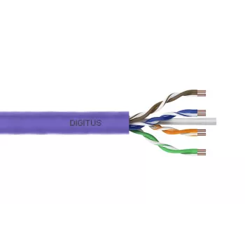 DIGITUS montavimo kabelis CAT6 U/UTP 500m violetinis Dca