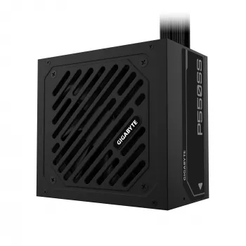 GIGABYTE P550SS maitinimo blokas – PCIe 5.0, 80 PLUS Silver, 120 mm ventiliatorius, ATX 3.0, EU kištukas