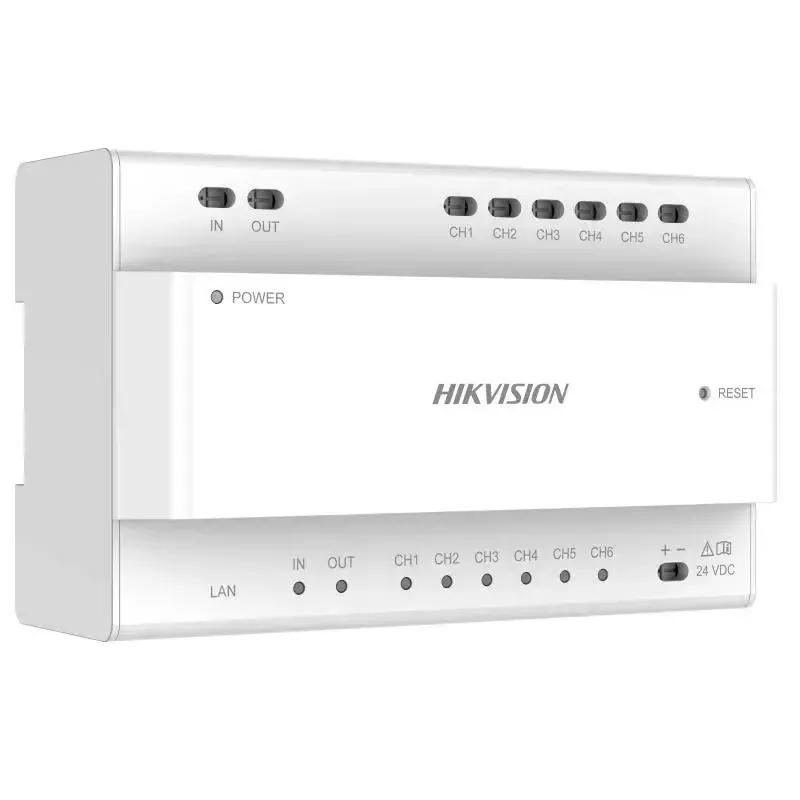 Vaizdo skirstytuvas Hikvision DS-KAD706Y-S 6 kanalų 1U montavimui į stelažą