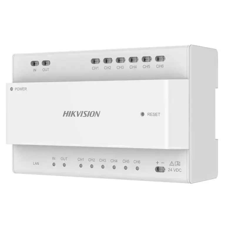 Vaizdo skirstytuvas Hikvision DS-KAD706Y-S 6 kanalų 1U montavimui į stelažą