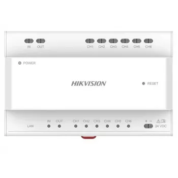 Vaizdo skirstytuvas Hikvision DS-KAD706Y-S 6 kanalų 1U montavimui į stelažą