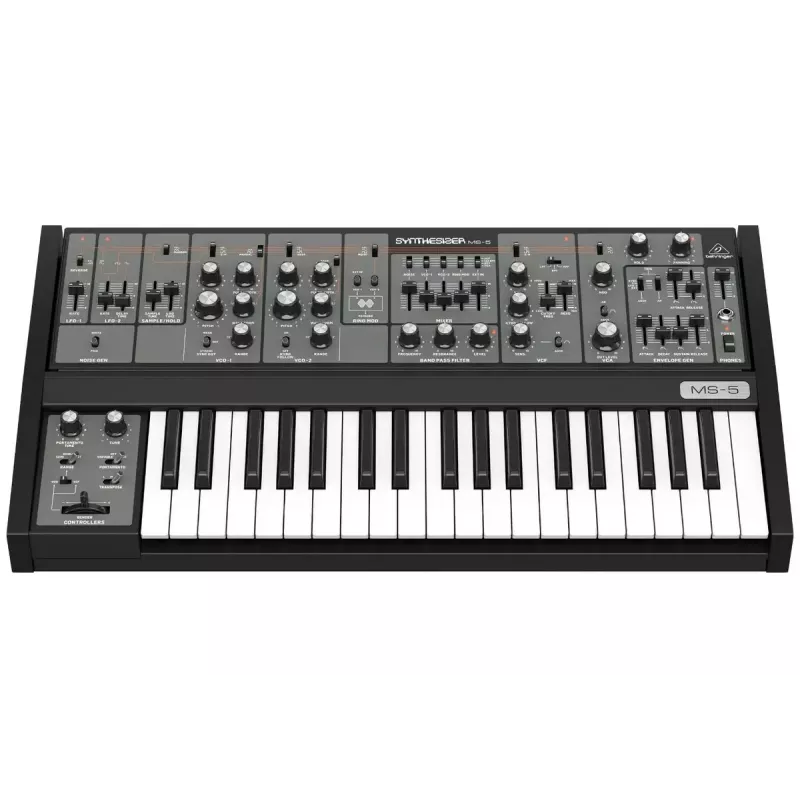 Analoginis sintezatorius Behringer MS-5 – 32 balsų polifonija, 37 klavišų